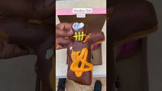 Trying a Voodoo Doll Donut At VooDoo Doughnut in Austin, Texas #shorts #austineats