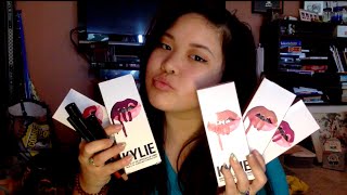 Kylie Lipkit Swatches *all but True Brown K* | Simplymaaayl