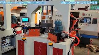 LPG Cylinder Trimming and Beading Machine #lpgcylindermanufacturingprocess