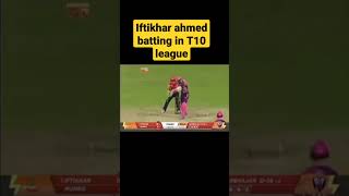 iftikhar ahmed 83 runs in 30 balls. #t10league #iftikharahmed #shorts