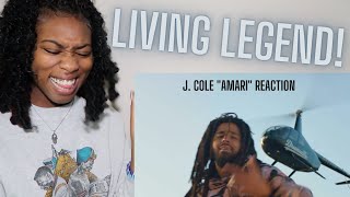 J. Cole - a m a r i (Official Music Video) REACTION