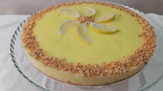 Tarte au citron 🍋 طارط بالحامض  اقتصادية ومنعشة