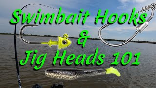 Pairing The Right Jig Head & Swimbait Hooks To Soft Plastics Redfish Trout Flounder