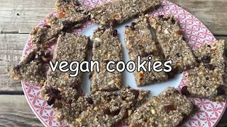 Vegan cookies | without sugar, flour and eggs