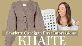 Khaite Scarlette Cardigan UNBOXING  | SIZING, COLORS, STYLING, REVIEW, Wishlist item!