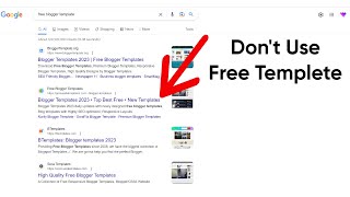 Web Template Scam || Don't Use Template