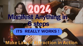 2024  || Manifest Anything in 6 Steps (Law of Attraction)   || Its Really Works ! #newyear2024