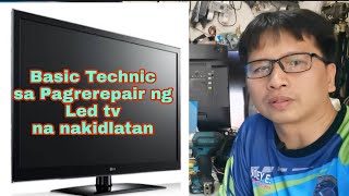 Basic Technic in Troubleshooting Led tv/Damaged by lightning