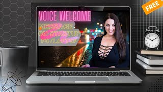 how to set up windows voice welcome message on start up || log in windows 11 tips and tricks