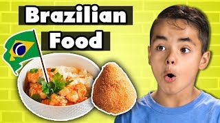 Kids Try Brazilian Food | Kids Vs. Food