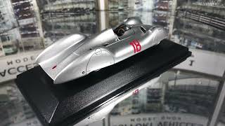 Minichamps 1/43 Rudi Hasse Auto Union Type D Stromlinienwagen #18 XXXII French GP 1938