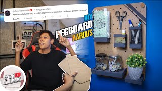 Membuat Pegboard Dari Kardus Bekas Membuat Penyimpanan Kalian Lebih Rapi