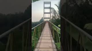 Building a suspension bridge//.      Hanging Bridge @Rotary Infosys #NH 275, Karnataka 574239, India