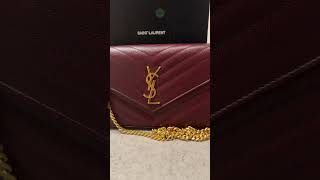 Unboxing YSL Chain Wallet | Confidential Couture #luxurybags #prelovedluxury #shorts