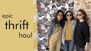 Thrift Haul with Jenn Rogers & Chrissstttiiine #Haulternative