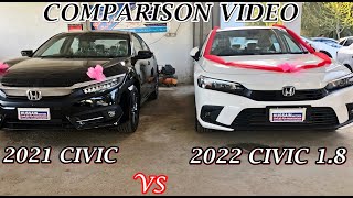 Comparison: 2022 Honda Civic Oriel 1.5 Vs 2021 Honda Civic Oriel 1.8 | Pakistan |Best site to earn