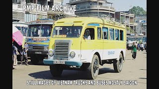 STILL IMAGES Vietnam Truck and Bus mostly toll booths or docks 2 visits