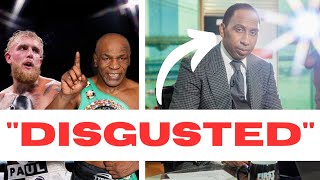 Stephen A. Smith 'disgusted' by Jake Paul vs. Mike Tyson being sanctioned