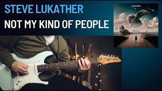 Steve Lukather - Not My Kind of People (guitar cover)