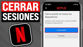 Cómo CERRAR SESION de NETFLIX en TODOS los DISPOSITIVOS (2024)