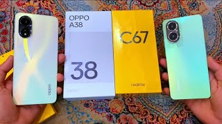 OPPO A38 Glowing Gold l, Realme C67 Sunny Oasis Unboxing & review