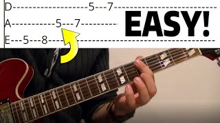 Rock and Blues Scale - EASY Guitar Lesson With Tabs