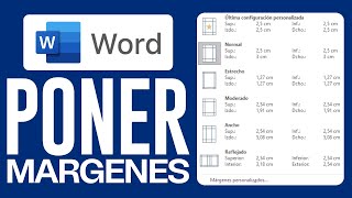 Cómo Poner MARGENES en WORD | Configurar Margen