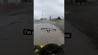 R1 goes swimming