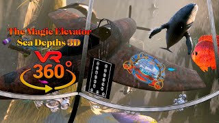 Волшебный лифт - Морские Глубины 3D VR 360°