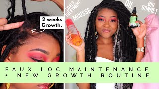 Grow Hair Fast With Braids/Faux Locs | Products + Routine for Protective Styles