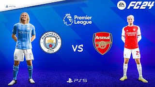 FC 24 - Manchester city Vs Arsenal | Primier League 23/24 Full Match | PS5™ [4K60].