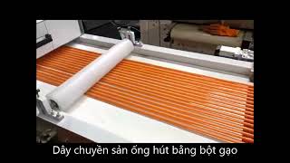 Dây chuyền sản xuất ống hút gạo