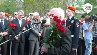 Памятная акция в сквере "чернобыльцев" в Пензе