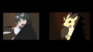 [MAD] Pokemon (Pokemon Ver.)  x Tokyo Underground OP Parody Side by Side Comparison