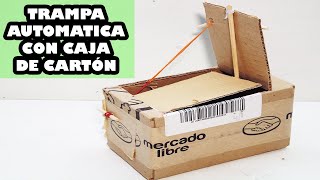 Trampa Increible Para Aves Con Cartón AUOTMATICA y Casera - TUTORIAL - YMX supervivencia