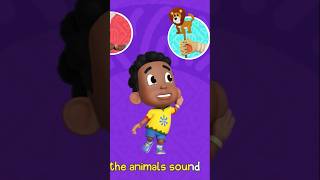 Let's Learn Animal Sounds!🐶🐾| Kunda & Friends #nurseryrhymes #kidssongs #shorts