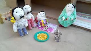 Barbie Doll All Day Routine In Indian Village/Radha Ki Kahani Part -450/Barbie Doll Bedtime Story||