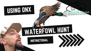 How to use onX to Waterfowl Hunt