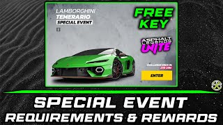 Asphalt Unite | FREE KEY! Lamborghini Temerario Special Event Reqs & Rewards