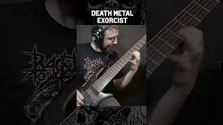 DEATH METAL EXORCIST #metal #metalmusic #funny #bassguitar