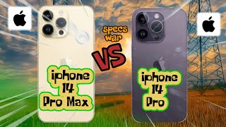 Iphone 14 Pro Max vs Iphone 14 Pro! Price and Specification Comparison