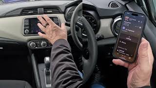 How to play music from a mobile through the bluetooth audio system in a 2021 Nissan Micra