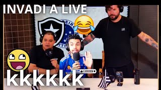 😂 CRUZEIRENSES INVADINDO LIVE DOS BOTAFOGUENSES PARA ZUAR A VITÓRIA 3x0! 🕺⚽