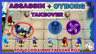 ASSASSIN + CYBORG META SYNERGY BUILD | MAGIC CHESS BEST STRATEGY - Mobile Legends Bang Bang