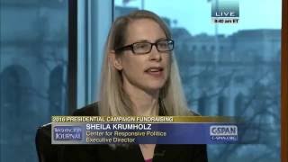 CRP Executive Director Sheila Krumholz on C-Span Washington Journal | April 7, 2015