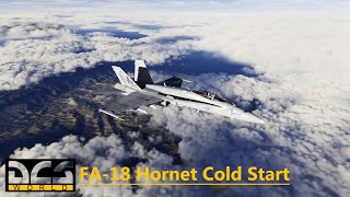 DCS 2.9 | FA-18 | Cold Start Fast #dcs #dcsworld #f18hornet