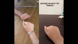 BESTIE!! WE MUST TRY THIS HANDSHAKEE!!! #Handshake #besties #aesthetic #fun @BriellaDoesNails