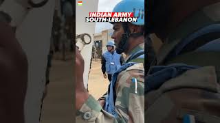 how Indian Army ensuring peace in south Lebanon?! #shorts