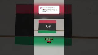 Bendera Libya 🇱🇾 العلم الليبي #short #bendera #flagdrawing #gambar #libya