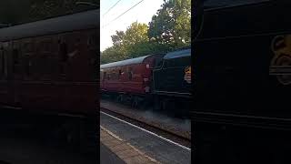 45690 Leander passes Stanford - le - Hope on the Essex Avon Express 23/8/2023